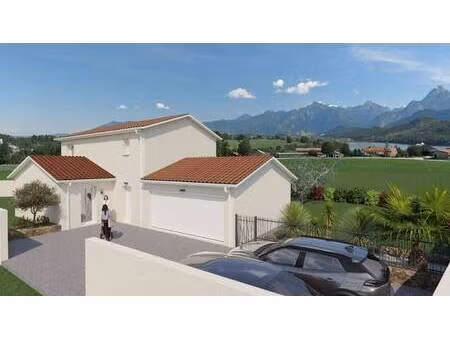 terrain avec maison neuve à vendre