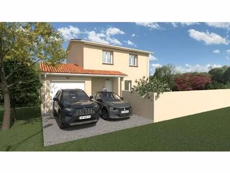 terrain avec maison neuve à vendre