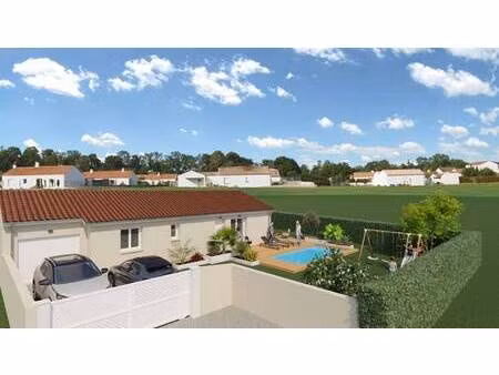 terrain avec maison neuve à vendre