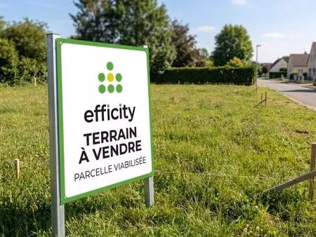 terrain constructible viabilisé à vendre