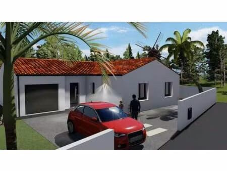 terrain avec maison neuve à vendre