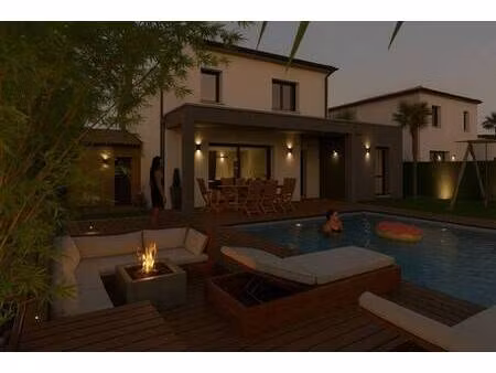 terrain avec maison neuve à vendre