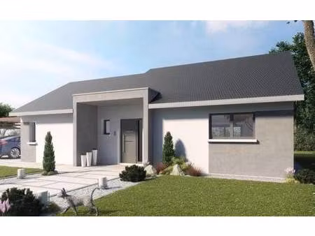 terrain avec maison neuve à vendre