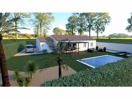 terrain avec maison neuve à vendre