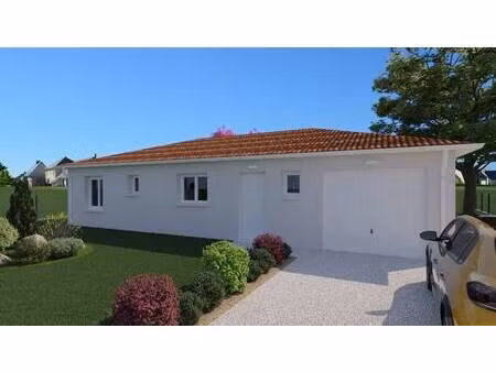 terrain avec maison neuve à vendre