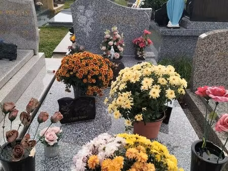 vend concession terrain cimetière lalinde