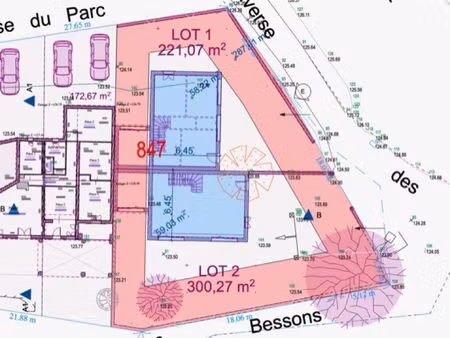 terrain à vendre – saint-maximin (proche uzès) – lot 2