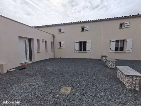 maison neuve lussant centre bourg