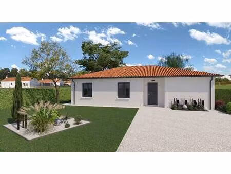 terrain avec maison neuve à vendre