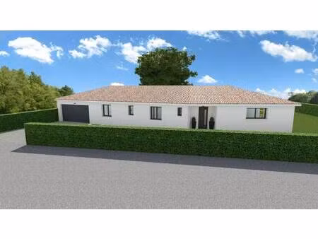 terrain avec maison neuve à vendre