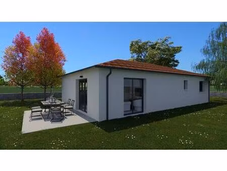 terrain avec maison neuve à vendre