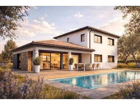 terrain avec maison neuve à vendre