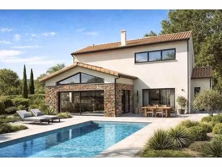 terrain avec maison neuve à vendre