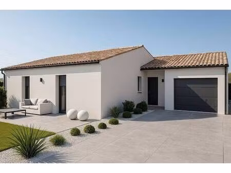 terrain avec maison neuve à vendre