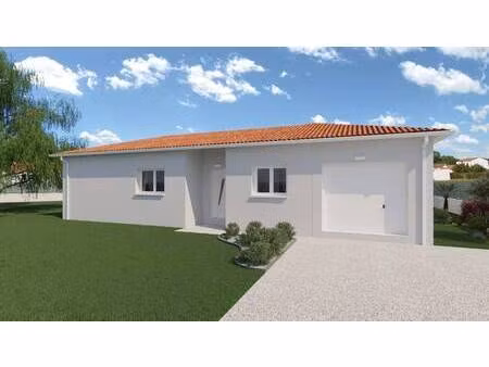 terrain avec maison neuve à vendre