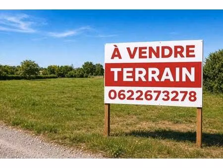 terrain constructible viabilisé à vendre