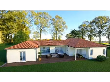 terrain avec maison neuve à vendre
