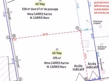 terrain à vendre st martin de champs