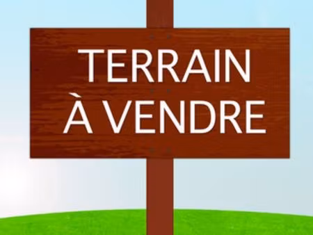 vente terrain constructible 1000 m2