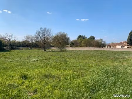 a fontanes (gard) terrain vaibilisé de 584 m2