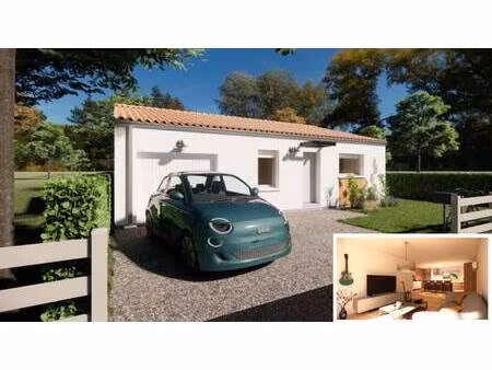 terrain avec maison neuve à vendre