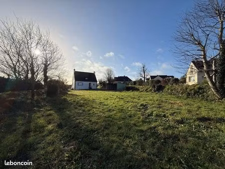 terrain constructible plat avec vue mer