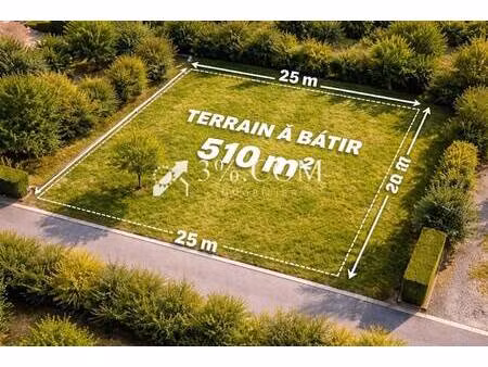 terrain constructible à vendre