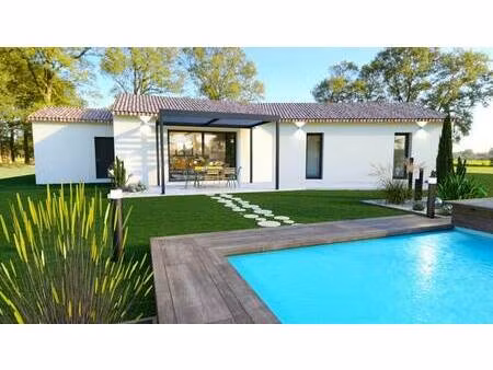 terrain avec maison neuve à vendre