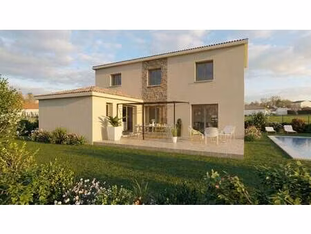 terrain avec maison neuve à vendre