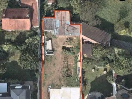 terrain 540m2 constructible - démolition en cours