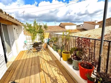 rare centre nîmes – maison avec terrasse et double garage
