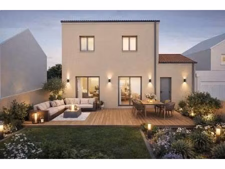 terrain avec maison neuve à vendre
