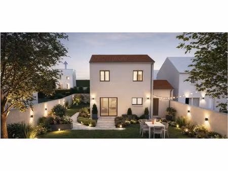terrain avec maison neuve à vendre
