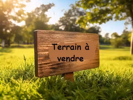 terrain constructible viabilisé à vendre
