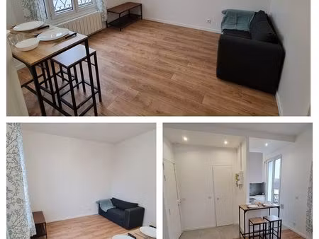 appartement meublé de 28.40m2 type f2 + cuisine ouverte