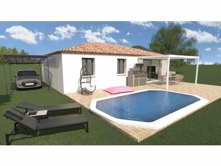 terrain avec maison neuve à vendre