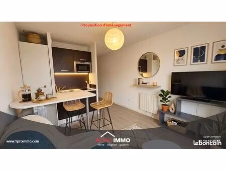 studio 1 pièce 18 m²