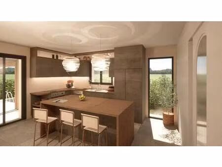 terrain avec maison neuve à vendre