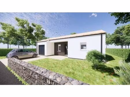 terrain avec maison neuve à vendre