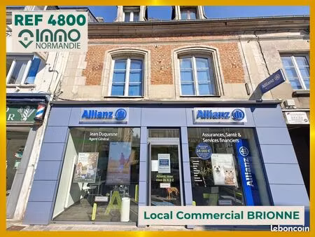 local commercial 115 m² brionne