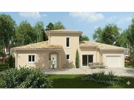 terrain avec maison neuve à vendre