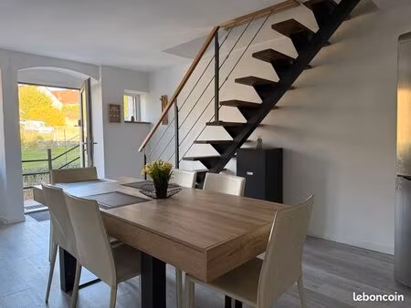 ? bien d’exception – 115 m² rénové – charme & volumes – cesancey  proche lons-le-saunier