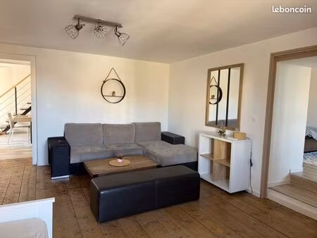 ? coup de cœur – appartement 115 m² rénové – 3 chambres – caves – cesancey (proche lons-le
