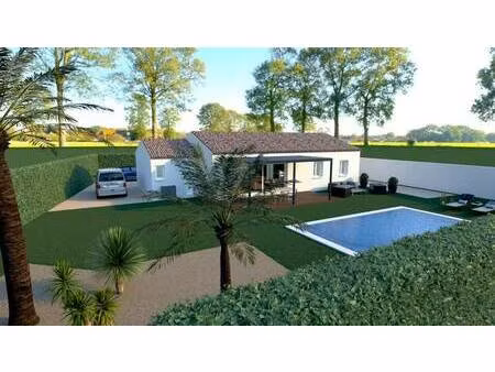 terrain avec maison neuve à vendre