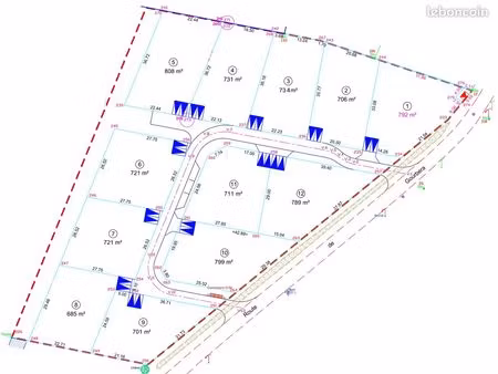 terrain à bâtir viabilisé
