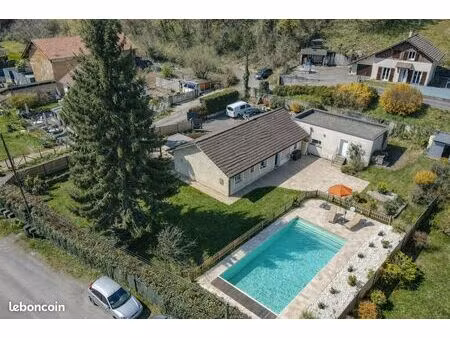 maison 110m² 3 chambres plain-pied avec piscine