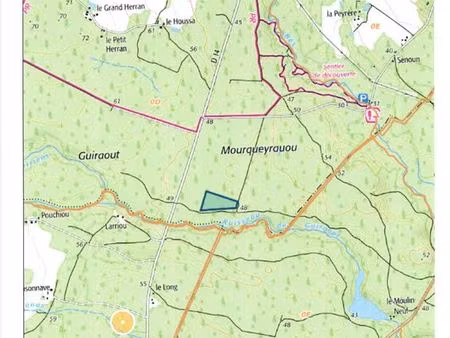 parcelle forestière villenave (40)  2 ha 2650  pin