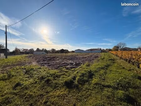 terrain 1 130 m² cussac fort medoc