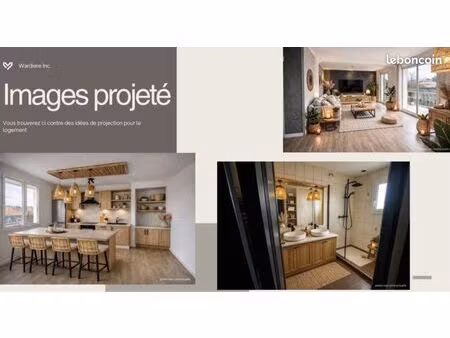 grand appartement 110m carré avec balcon et jardin