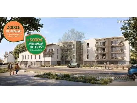 appartement - 4 pièces - jardin nozay